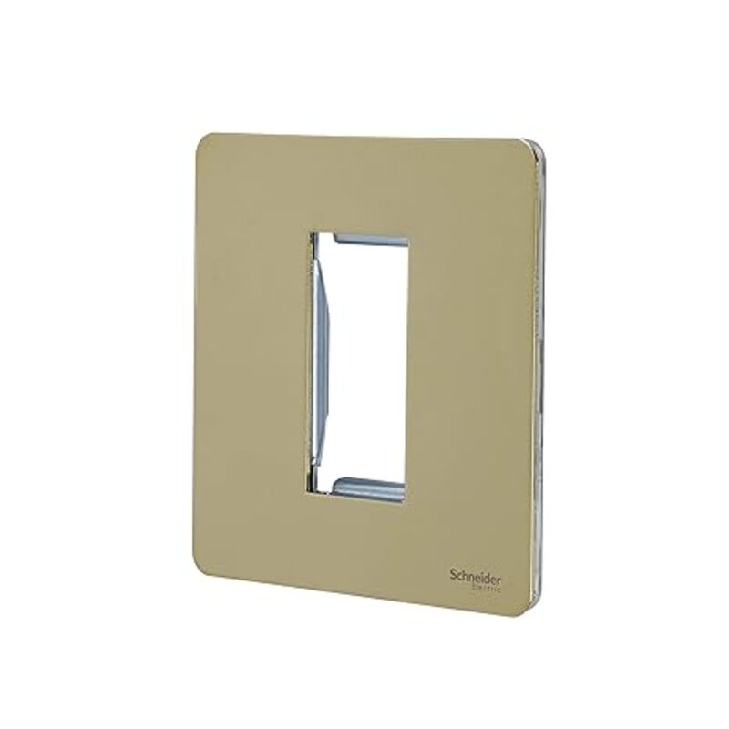 Schneider Electric Ultimate - screwless euro modular - 1 gang - polished brass - GU8450-PB